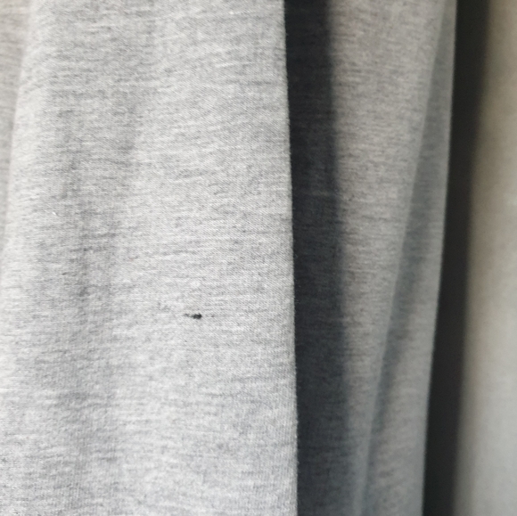 Champion Wm's Heather Grey French Terry Boatneck Sweatshirt Long Relaxed Fit MD - Picture 10 of 16
